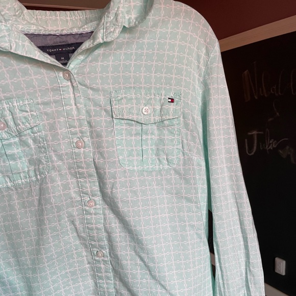 Aqua Tommy Hilfiger medium size blouse - Picture 1 of 5